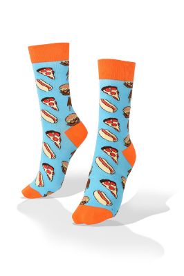 Picture of Pizza on  and Hot Dogs Socks