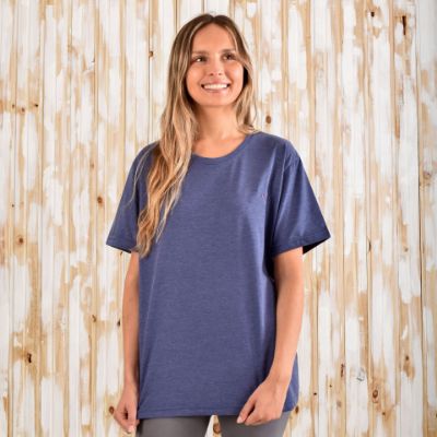Picture of 100 % Cotton Stone Blue  T Shirt