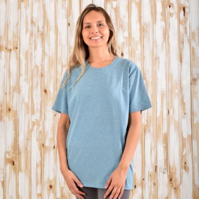 Picture of 100% Cotton  Wedgewood Blue T Shirt