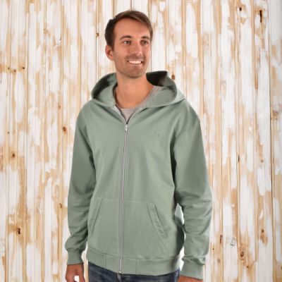 Picture of Olive Gray Zipped- Hoodie 