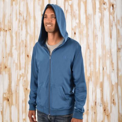 Picture of Stone Blue Zipped- Hoodie 