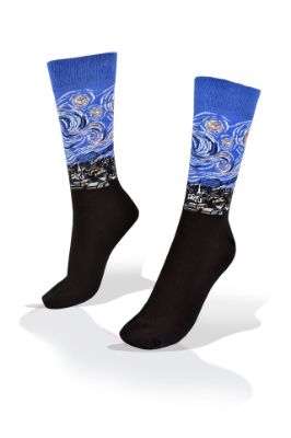 Picture of Starry Night Blue Socks