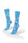 Picture of Dalmatian Dogs on Turquoise Socks 