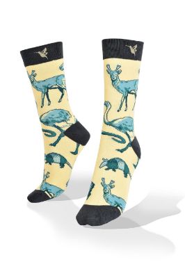 Picture of Ostrich, Mulita, Deer Aves del Plata™ Exclusive Design Socks