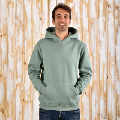 Picture of Olive Green Gray  Hoodie