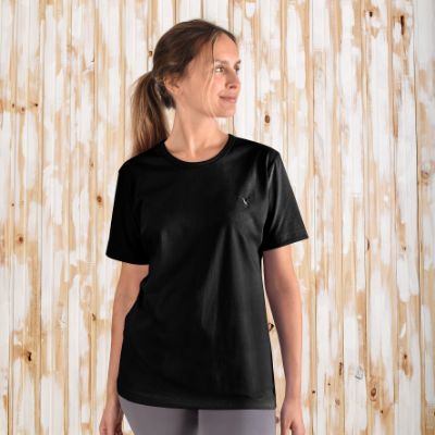 Picture of 100% Cotton  Black  T Shirt