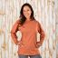 Picture of 100% Cotton Terracota  Long Sleeve T Shirt with Pocket