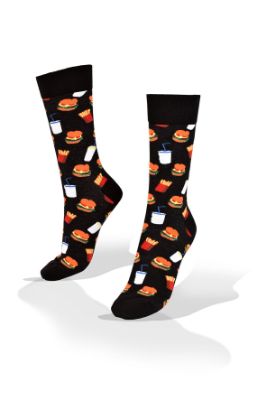 Picture of Hamburger and Drinks Socks 