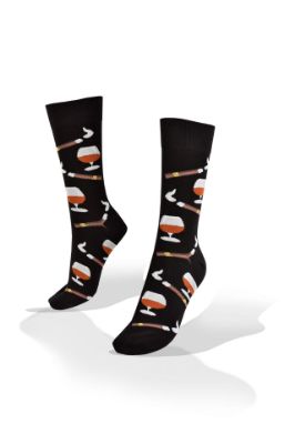 Picture of Cognac and Cigars Socks